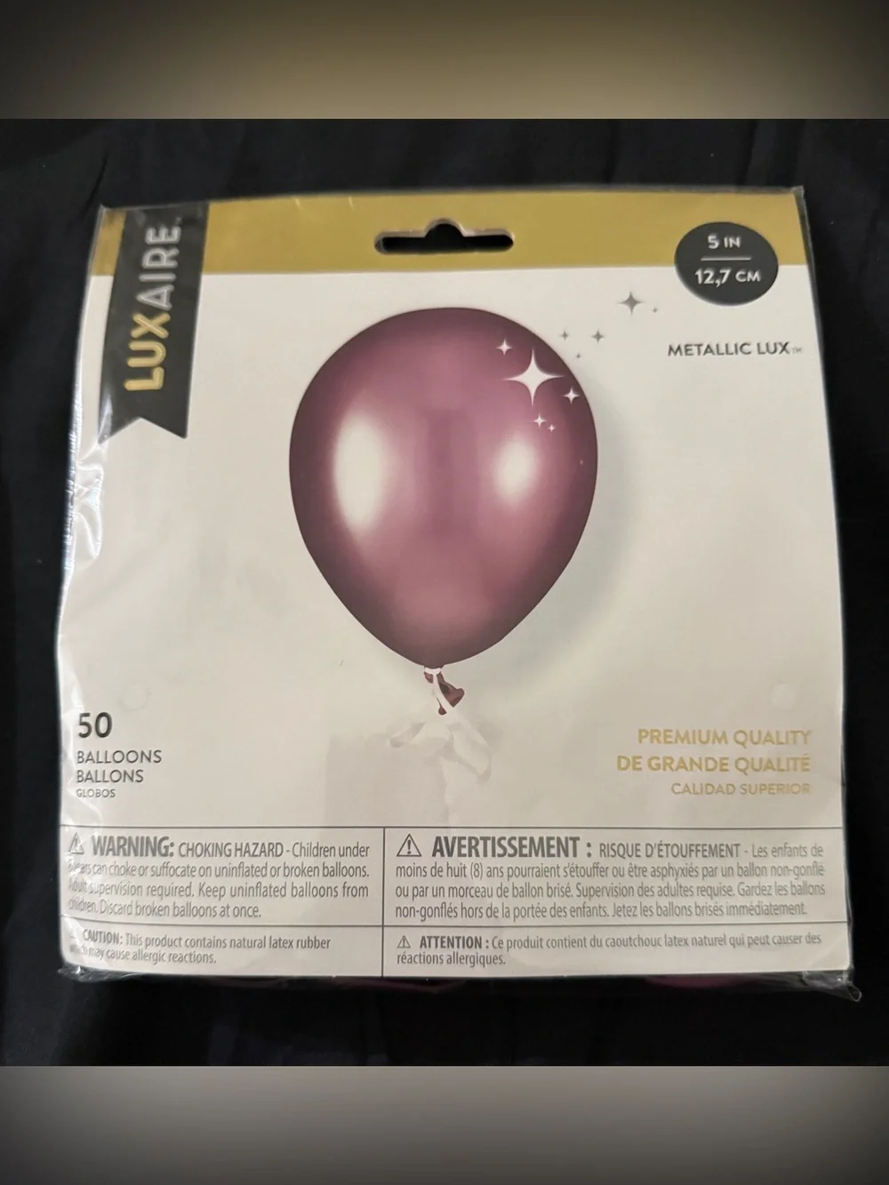 5” Metallic Flamingo Premium Balloon Pack - 50 Count- Air Fill- Small Balloons